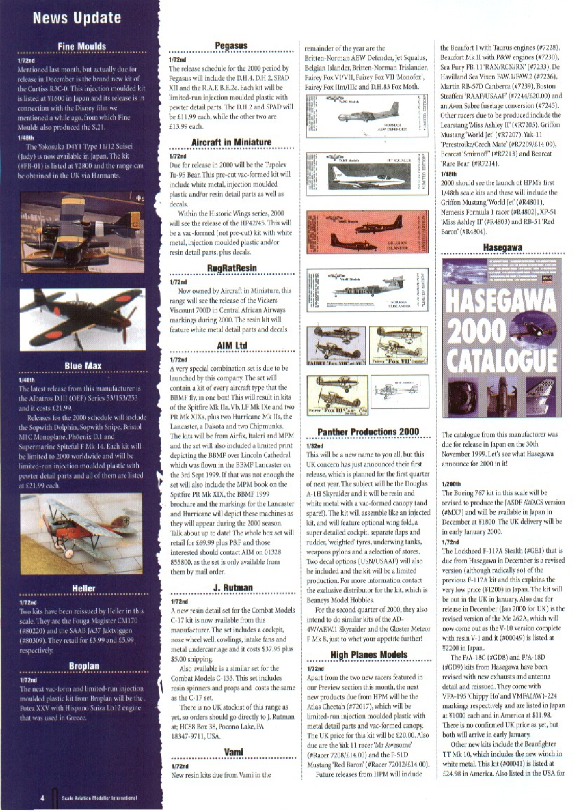 Scale Aviation Modeller International 2000-01